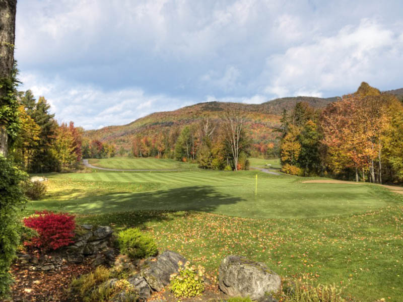Green Mountain National golf course in the fall